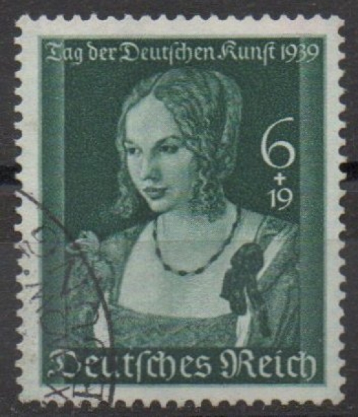 Michel Nr. 700, Deutsche Kunst gestempelt.